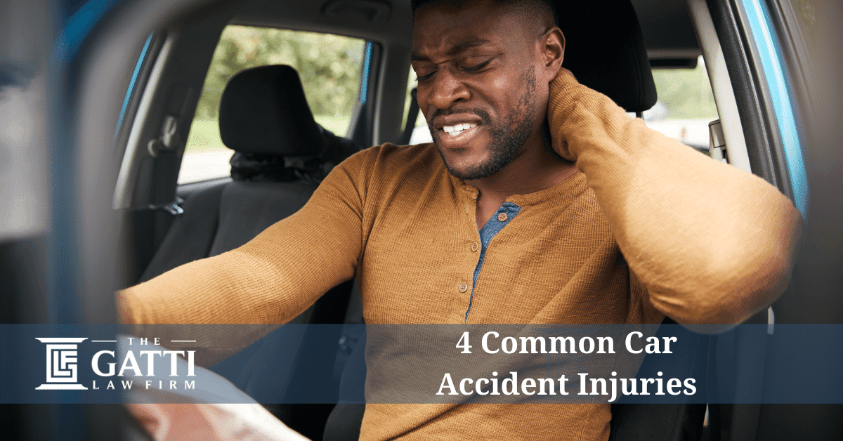 4 Common Car Accident Injuries