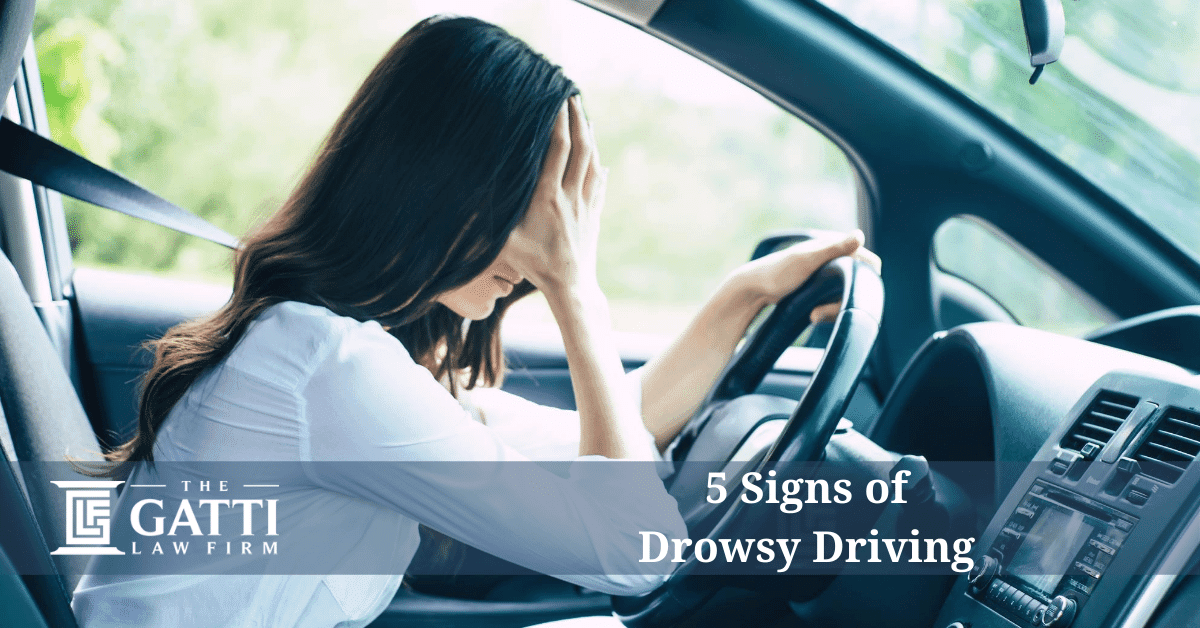 5 Signs of Drowsy Driving