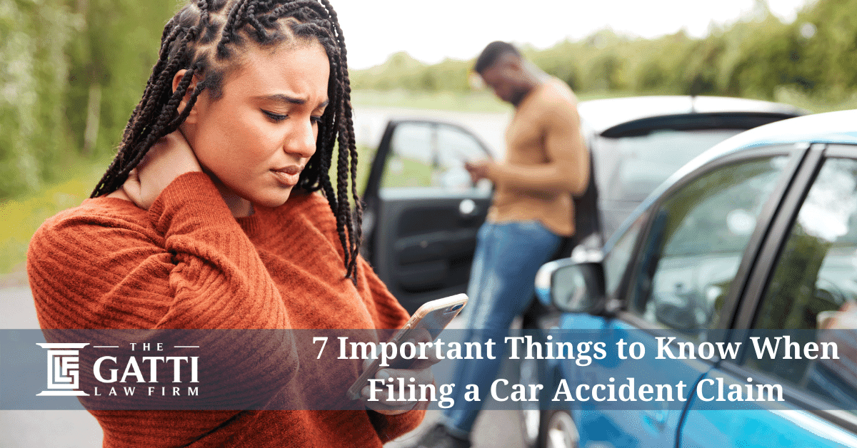 7 Important Things to Know When Filing a Car Accident Claim