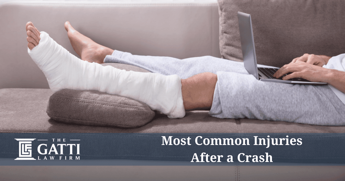 Most Common Injuries After a Crash