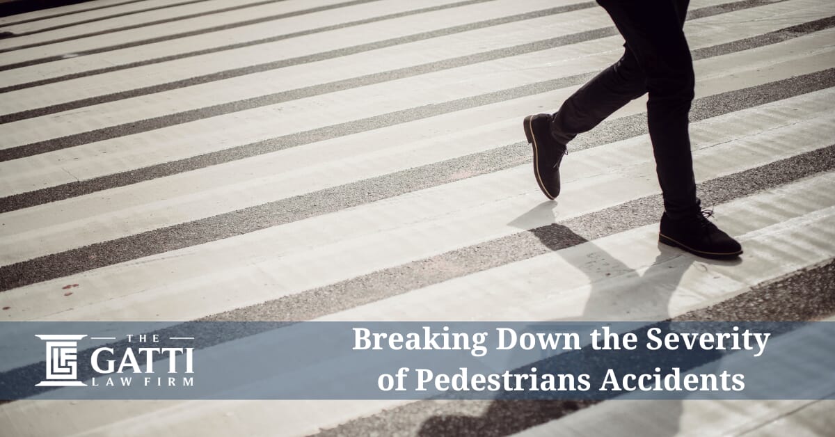 Breaking Down the Severity of Pedestrian Accidents