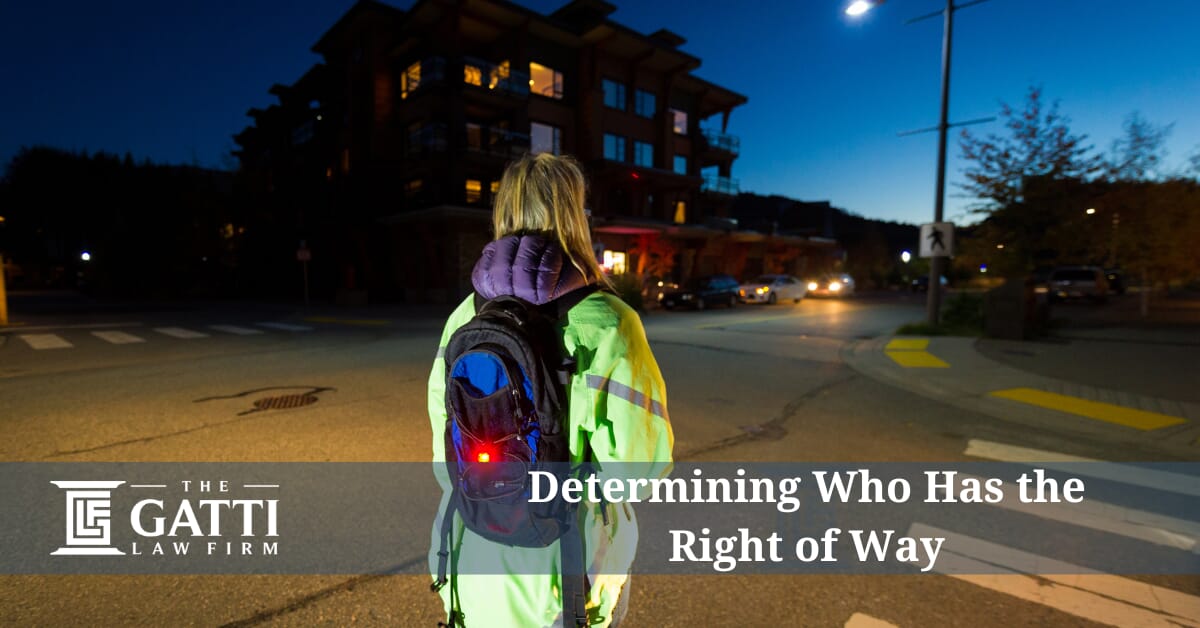 Determining Who Has the Right of Way