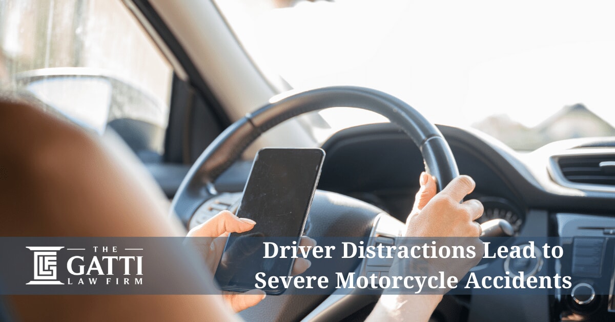 Driver Distractions Lead to Severe Motorcycle Accidents