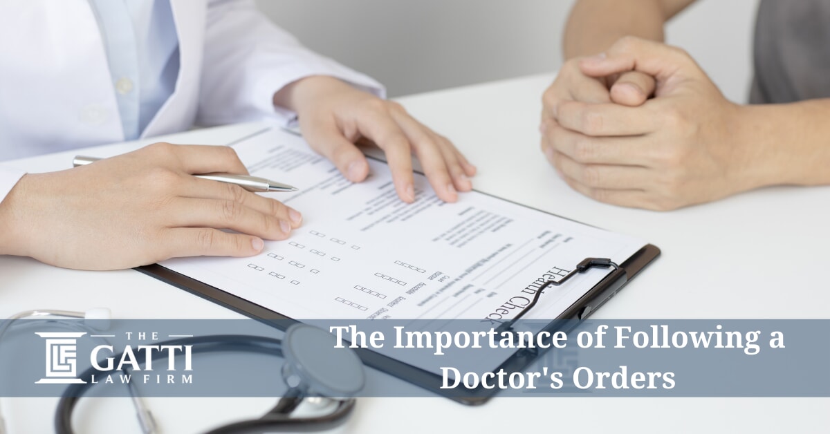 The Importance of Following a Doctor’s Orders