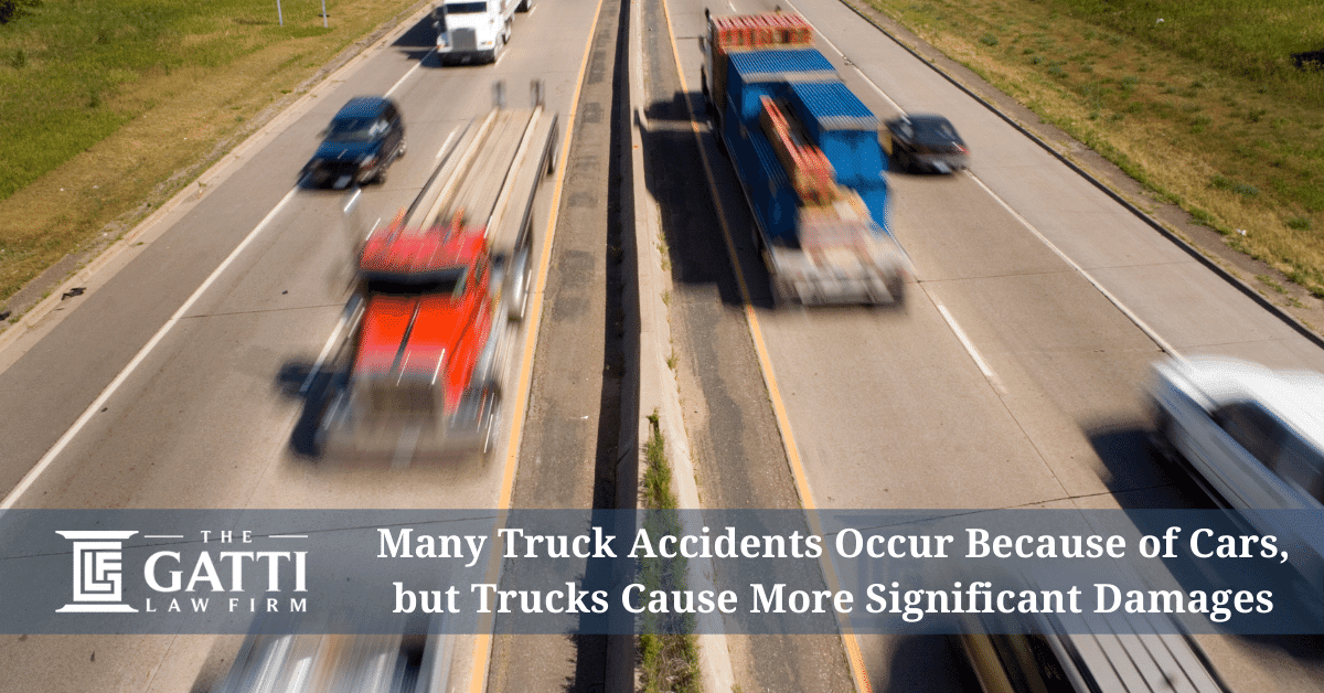 Many Truck Accidents Occur Because of Cars, but Trucks Cause More Significant Damages
