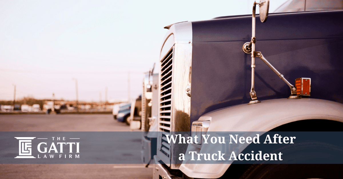 What You Need After a Truck Accident