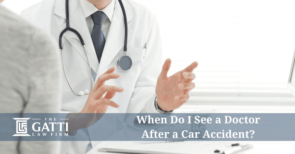 When Do I See a Doctor After a Car Accident?