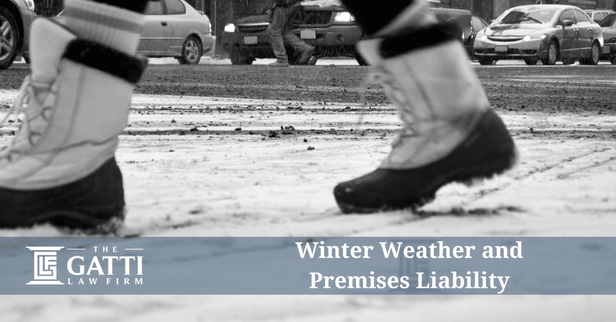 Winter Weather and Premises Liability